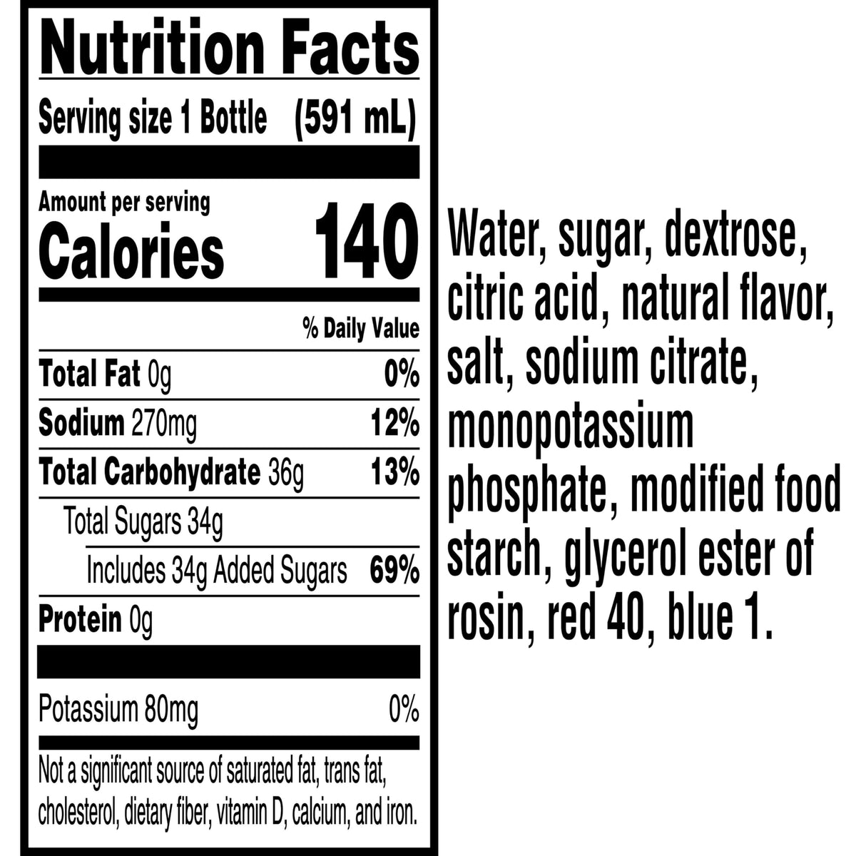 Gatorade Riptide Rush / 20 Fl Oz (Pack of 8) / 1 Sports Drinks