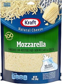 Kraft Finely Shredded Natural Mozzarella Shredded Cheese (8 oz Pouch)