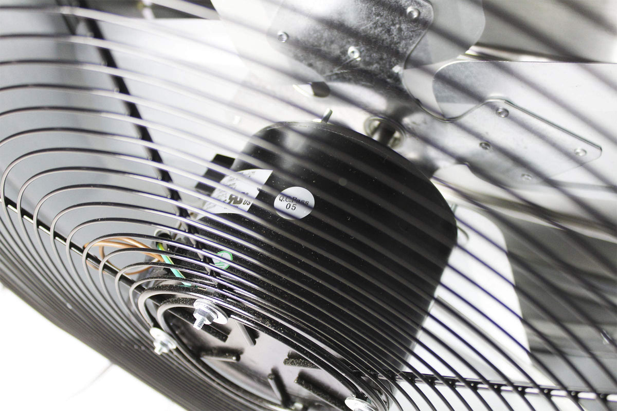 Powerful Industrial Exhaust and Ventilation Fan (24 Inch) by Maxx Air – 24-Inch, Alloy Steel, Silver, Model IF24
