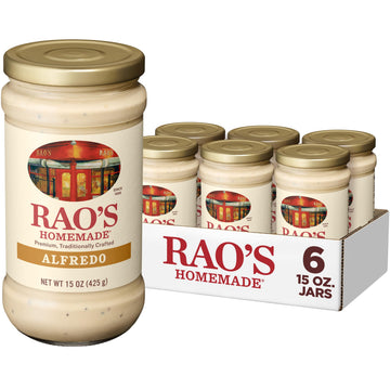 Alfredo Sauce by Rao's Homemade – 15 Ounce (Pack of 6), Sauce, Pack of 6