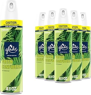 Glade Air Freshener Room Spray, Fresh Confidence, 8.3 oz, 6 Count