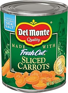 Del Monte Sliced Carrots, 8.25 Ounce
