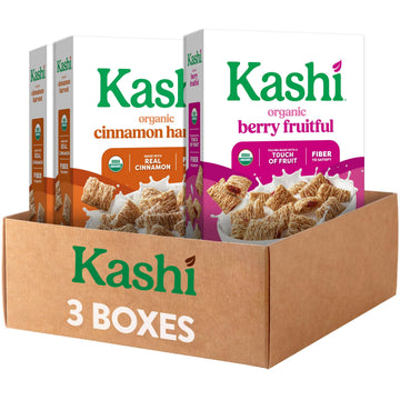 Variety Pack Breakfast Cereal 53.2oz 3 Count by Kashi – 1.11 Ounce (Pack of 3), Pack of 3, Model 00018627116967