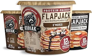 Kodiak Cakes Protein Pancake On The Go Flapjack Cups Mix; Buttermilk, Chocolate Chip, & S’mores Variety Pack