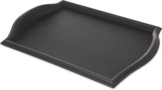 Carlisle FoodService Products 1217BT03 Bistro Plastic Café Tray, 12" X 17", Black
