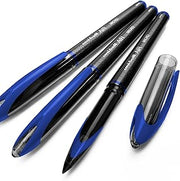 Uni-Ball AIR Micro - 0.5mm Fine Rollerball - Pack of 3 - Blue - UBA-188-M