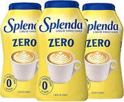 SPLENDA LIQUID Zero Calorie Sweetener drops, 1.68 Ounce Bottle (Pack of 3)
