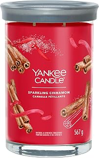 Yankee Candle Sparkling Cinnamon Large Tumbler Candle | Double Wick, Unique Scent Blend | Soy Wax Blend Long Burning Candle