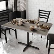 Flash Furniture White/Gray / 30" x 48" Rectangular / Classic Tables