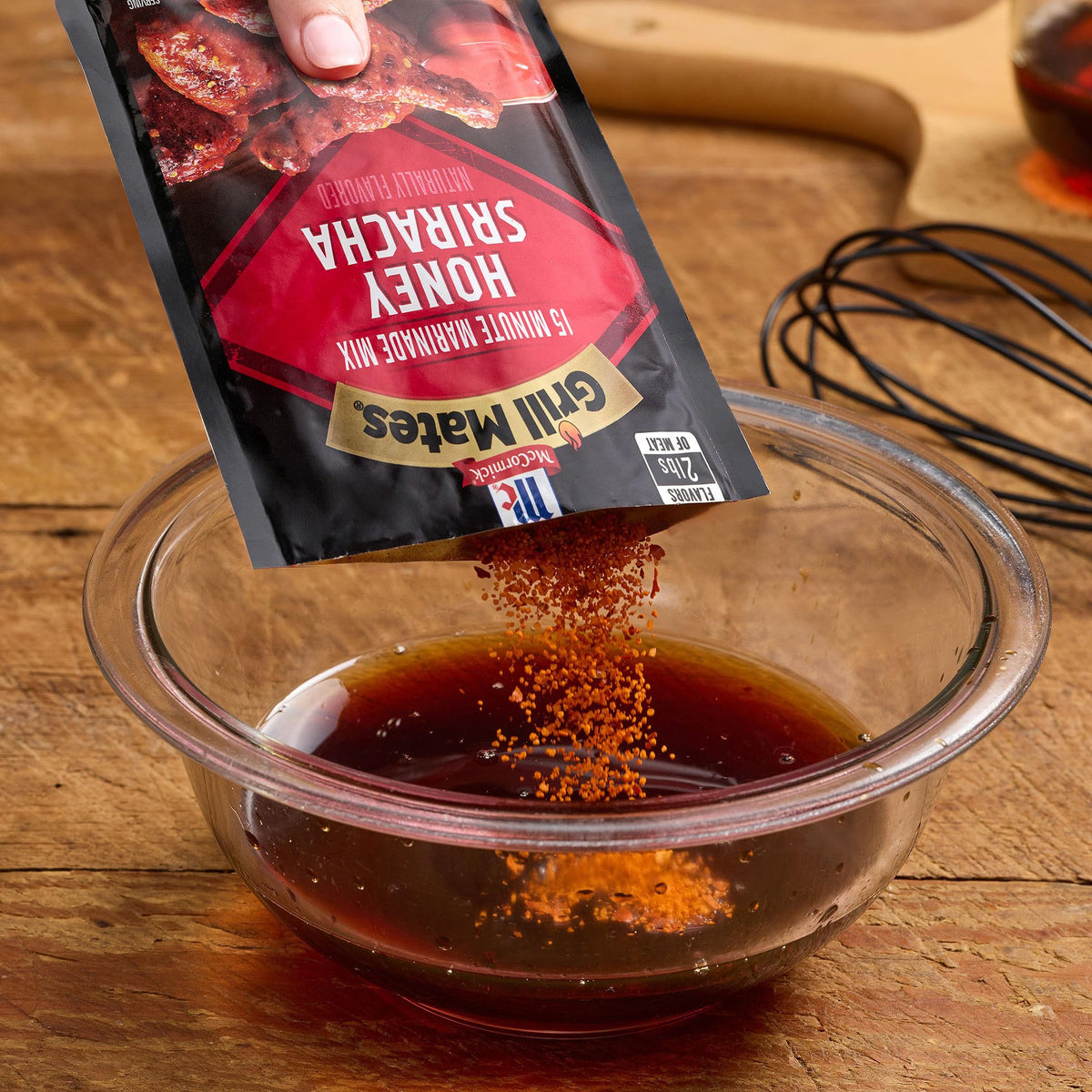McCormick Honey Sriracha Marinade Mix by Grill Mates – 1 Ounce (Pack of 1)