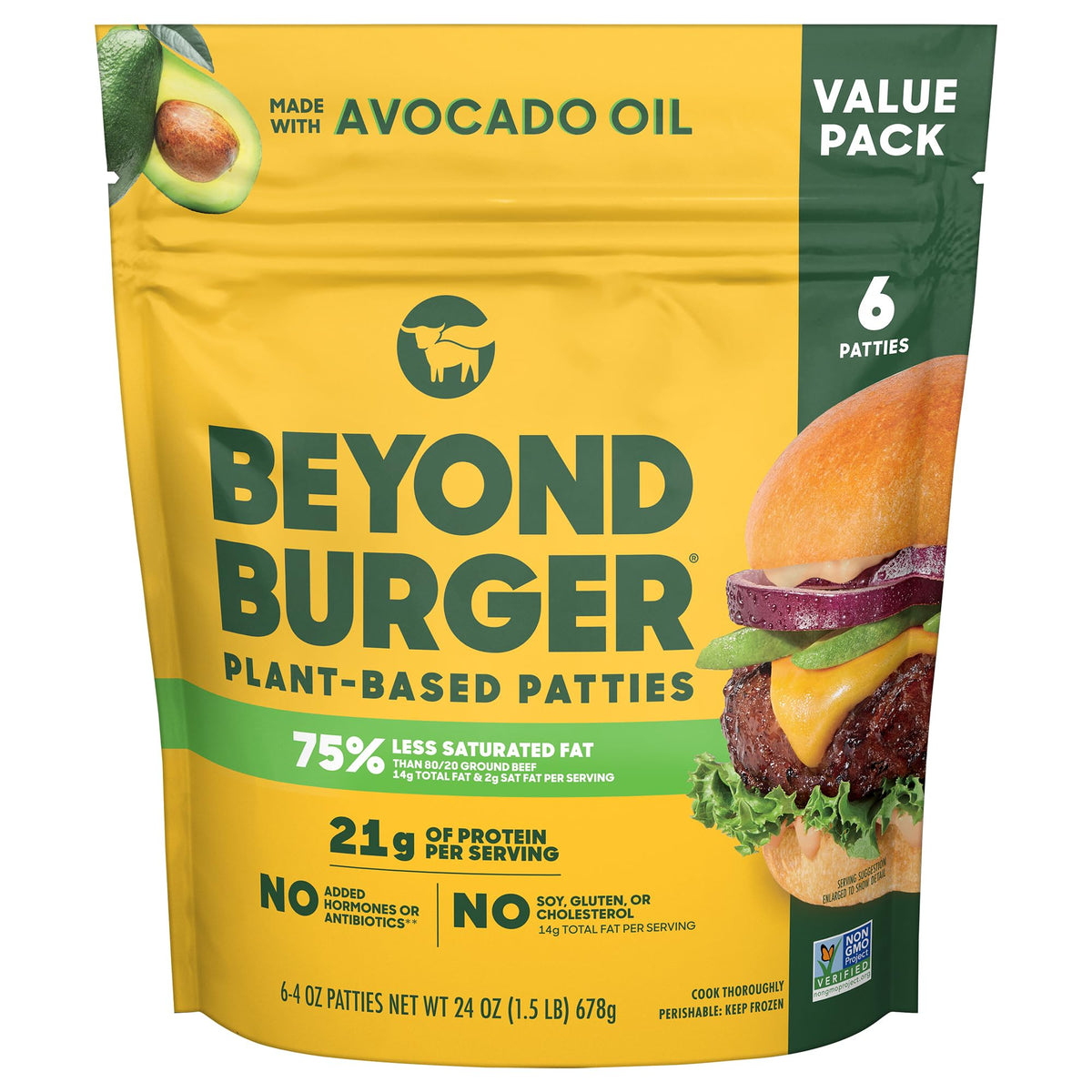 BEYOND MEAT Beyond Burger / 24 oz / 1 Burgers & Patties