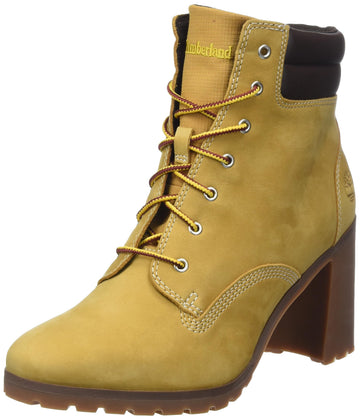 Women's Allington Heights 6 Inch Boots by Timberland – 9.5, Cotton, Wheat