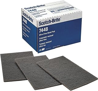 3M Scotch-Brite Ultra Fine Hand Pad 7448-20 Count