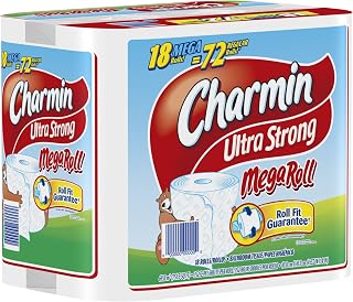 Charmin Ultra Strong, Mega Rolls, 6 Count Pack (Pack of 3) 18 Total Rolls [Amazon Frustration-Free Packaging]