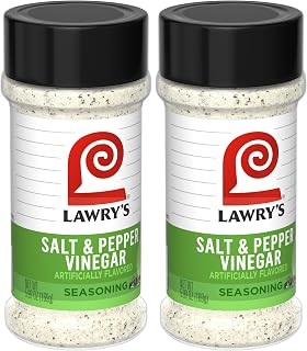 Lawry's Salt & Pepper Vinegar Artificially Flavored Seasoning, 5.99 oz (Pack of 2)