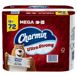 Ultra Strong Toilet Paper Mega Rolls by Charmin – 18 Count (Pack of 1), Paper, Pack of 18, Model 30772111055