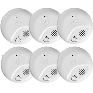 Hardwired Smoke and Carbon Monoxide Detector Combination Alarms with 10-Year Battery Backup by First Alert – Model SMICO105-AC (1046882)