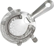 Winco Bar Stainless Steel Strainer, 4 Prongs | Bar, Cocktail, Foodservice