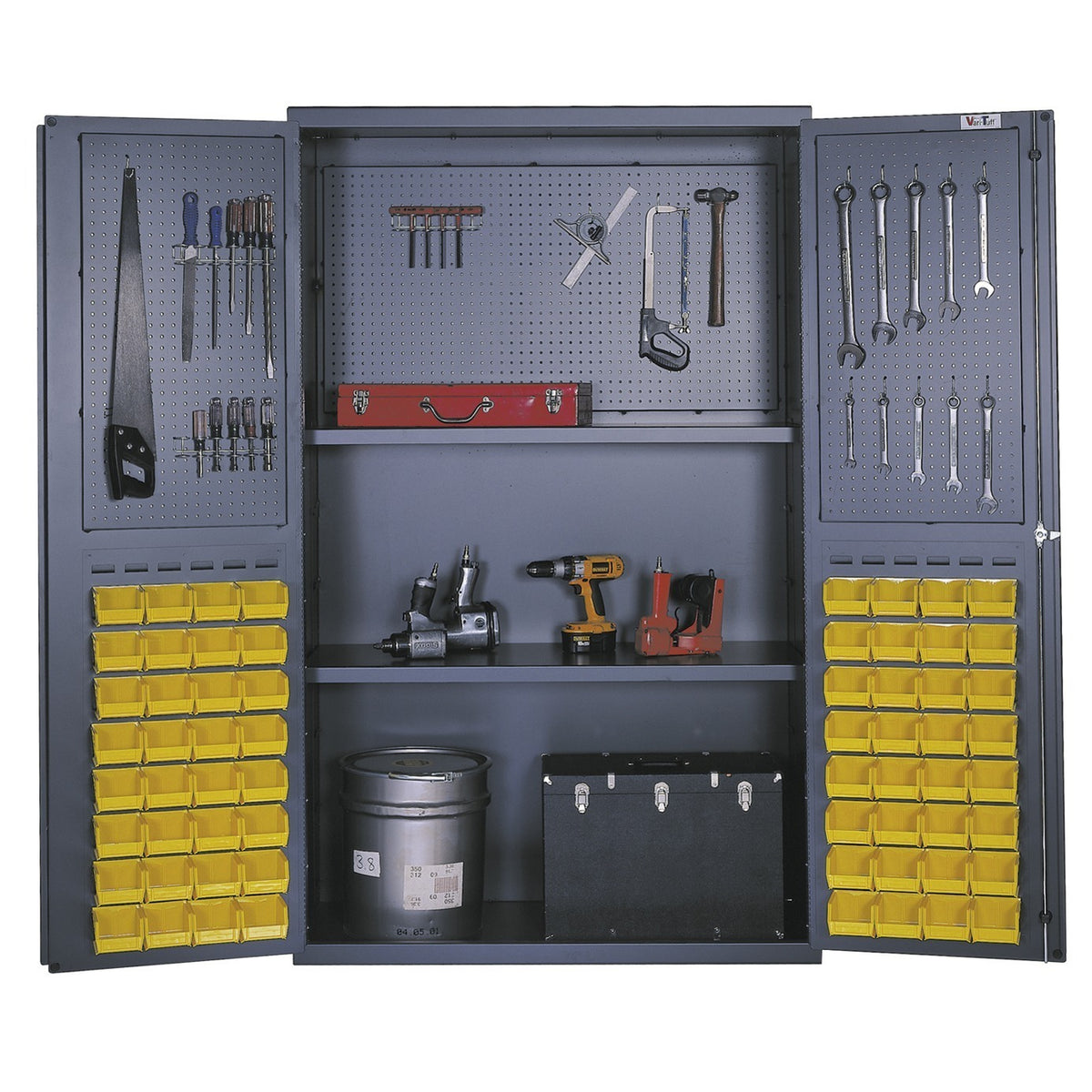 Valley Craft F85880A5 Steel Bin Storage Cabinet, 48" Wide - Default Title