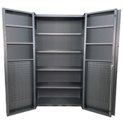 Valley Craft Steel Storage Cabinet, Gray - 48" x 84"