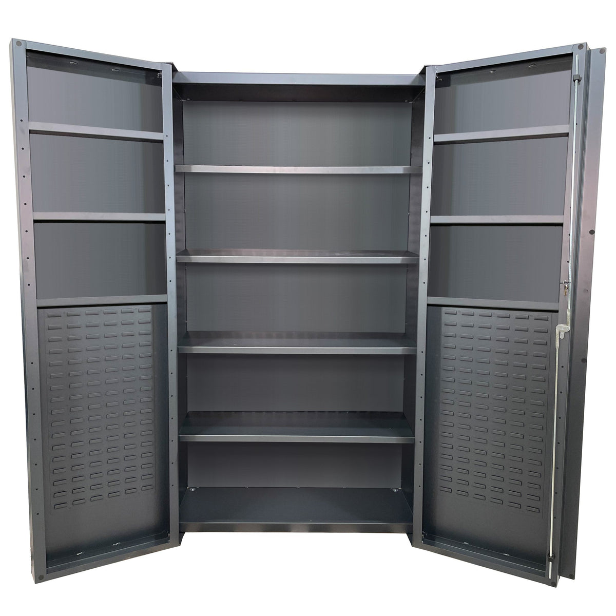 Valley Craft Steel Storage Cabinet, Gray - 48" x 84"