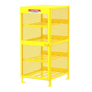 Valley Craft Steel Gas Cylinder Cabinet, 71" High, Yellow - photo 5