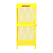 Valley Craft F89047 Steel Gas Cylinder Cabinet, 8 Gas Cylinders, Yellow - photo 2