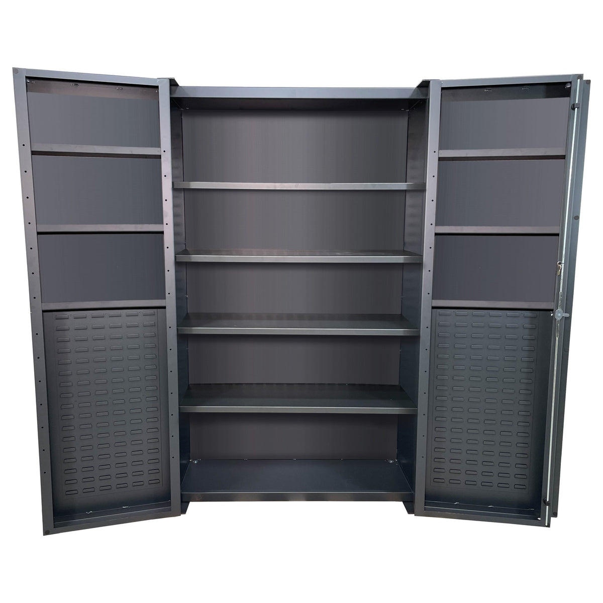 Valley Craft Steel Storage Cabinet, Gray - 48" x 78"