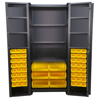 Valley Craft Steel Bin Storage Cabinet - 36" x 78"