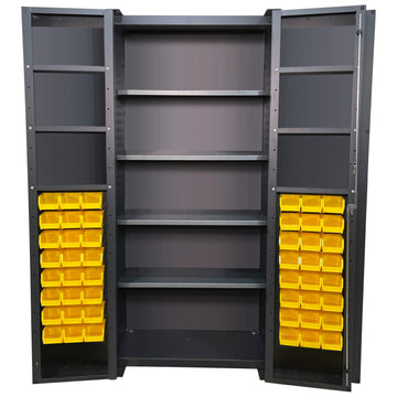 Valley Craft Steel Bin Storage Cabinet - 36" x 78"