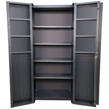 Valley Craft Steel Storage Cabinet, Gray - 36" x 78"