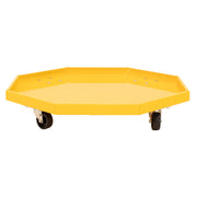Valley Craft Steel Drum Dolly, 32" x 32", Yellow - Standard