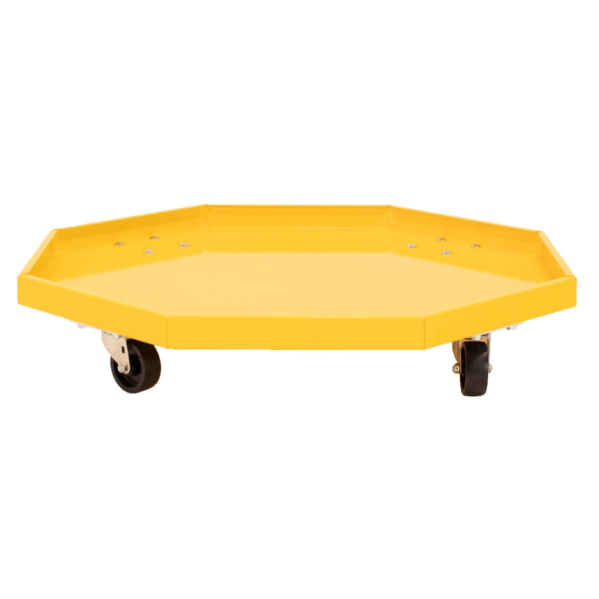 Valley Craft Steel Drum Dolly, 32" x 32", Yellow - Standard
