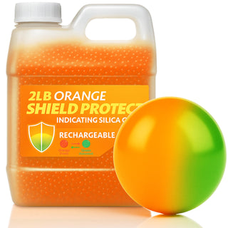2 LB Indicating Silica Gel Beads 3–5mm by Stock Your Home – Orange, Model Stock Your Home 4216