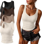 4 Pack Women's Tank Tops