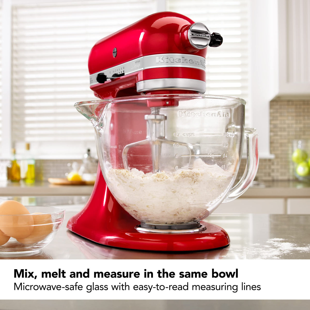 KitchenAid 5 Qt Tilt / 5-Quart / Glass Bowl Mixing Bowls