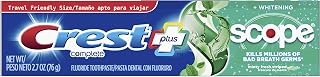 Crest Complete Multi-Benefit Whitening + Scope Minty Fresh Flavor Toothpaste 2.7 Oz (Pack of 12)