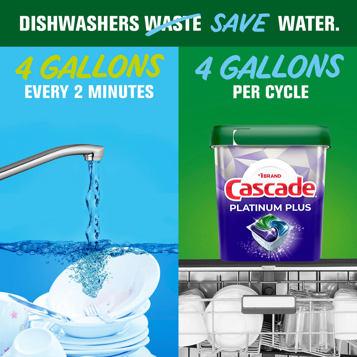 Platinum ActionPacs Dishwasher Detergent Pods by Cascade – 11 Count (Pack of 1), No Color, Model 80375063