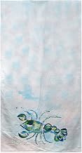 Blue Crayfish Beach Towel