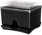San Jamar 500 Straw Capacity / Black / 500.0 load Straw Dispensers
