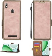 Case Compatible for Epik One Excalibur LTE X547 Phone Case Flip Cover [with Tempered Glass Screen Protector][RFID Blocking] DPW-F-ZONG