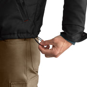 Men's Insulated Quilted Work Jacket by Red Kap – Cotton, Obsidian, Model F4CPBD RG XXL