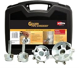 Rectorseal 98050 Golden Pipe Shredder Kit, Silver