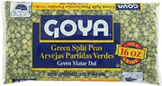 Goya Dry Split Green Peas, Vegan, 16 Ounces (Pack Of 24)