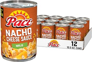 Pace Mild Nacho Cheese Sauce, 10.5 oz (12 Count)