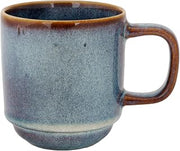 Cosy & Trendy 6 Stoneware Jade Indigo Mugs 30cl