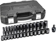 GEARWRENCH 29 Piece 3/8" Drive 6 Point Impact Metric Socket Set | 84925N