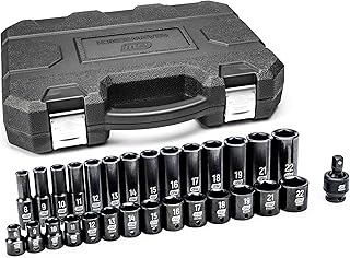 GEARWRENCH 29 Piece 3/8" Drive 6 Point Impact Metric Socket Set | 84925N