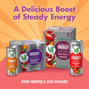 Energy Passionfruit Orange Guava Energy Drink by V8 – Pack of 6 (8 Fl Oz), Model 200000029305
