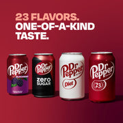 Dr Pepper Zero Sugar / 12 Fl Oz (Pack of 12) / Red Soft Drinks